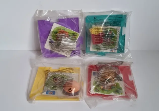 1996 McDonalds Flip Top Food Happy Meal Vintage Toy Bundle | Sealed Bags