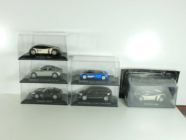 1/43 IXO Presse lot voiture concept car Renault Peugeot Citroën