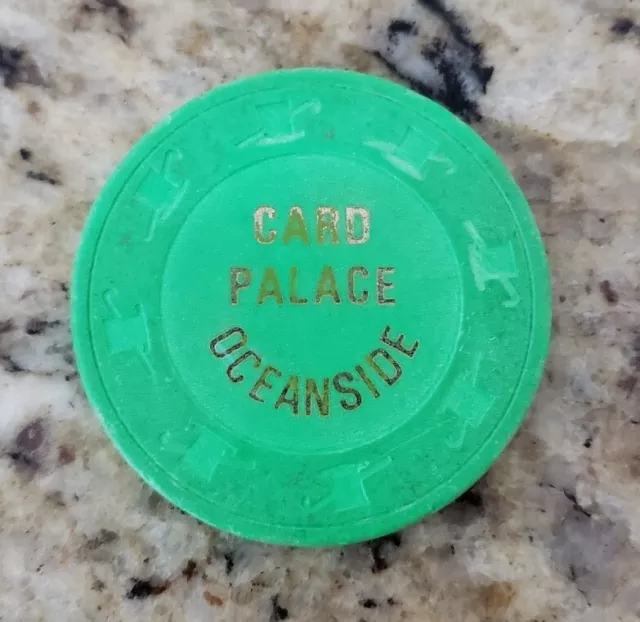 50 Cent Card Palace Oceanside California Casino Chip