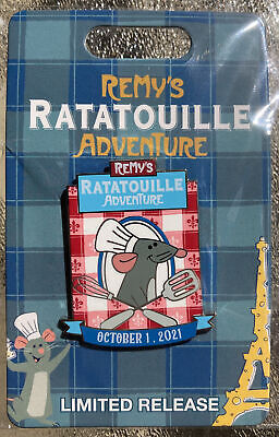 DISNEY Remys Ratatouille Adventure Epcot Limited Release Opening Day 10/1/21 Pin