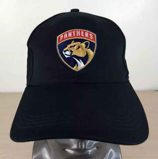 Florida Panthers Hockey Adjustable Snapback Baseball Hat/Cap, Black, Sports