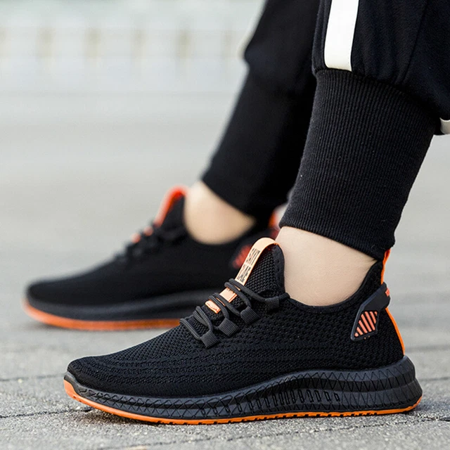 ✈️Zapatos De Hombre Zapatillas De Deporte Tejidas Voladoras Zapatos Casuales