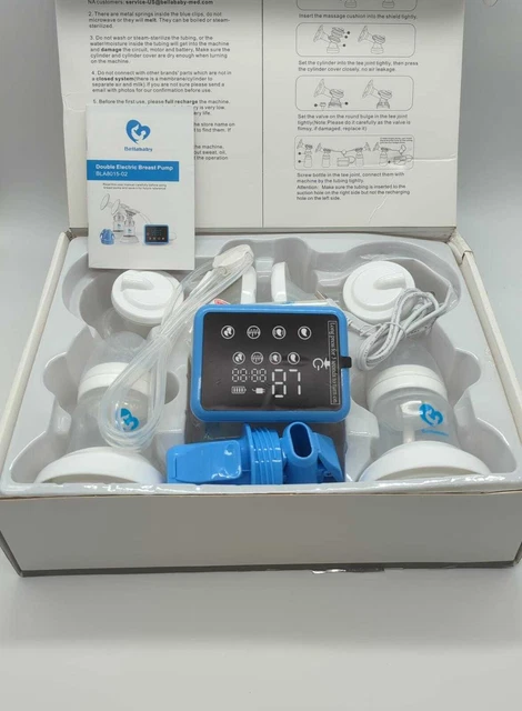 Extractor de leche eléctrico doble, extractor de leche Bellababy 4 etapas