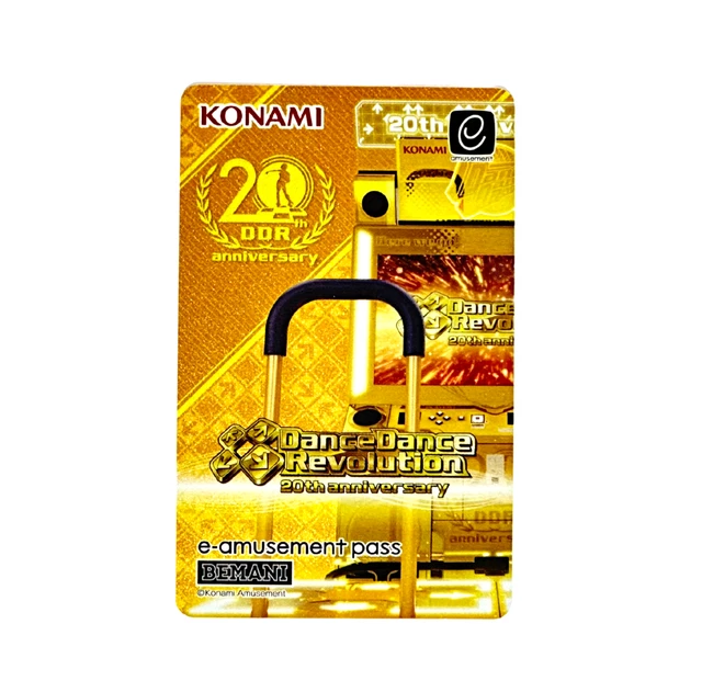 KONAMI E-AMUSEMENT PASS Card Dance Dance Revolution 20th