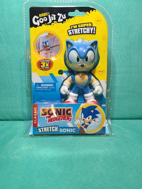 BANDAI Goo JIT Zu Heroes Action Figure Sonic – Figura Morbida Che Si Allunga Fino A 3 Volte, Collezione Ufficiale CO42745 - 3