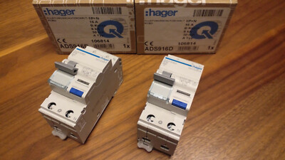 FI/LS-Schalter 16A 30mA Typ A - RCBO Fehlerstromschutzschalter 1P+N 6kA - 230V