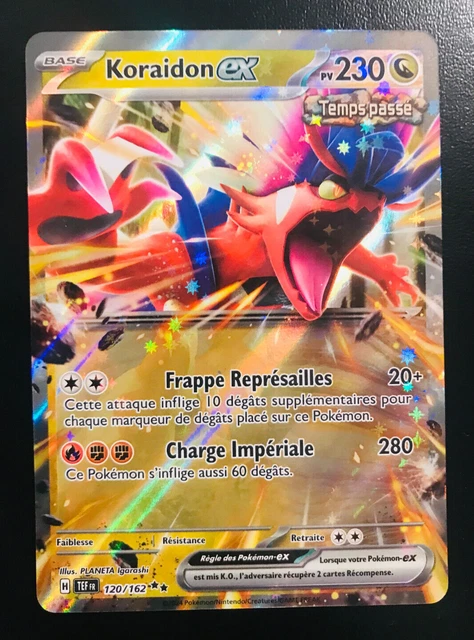 Carte Pokémon KORAIDON Ex 120/162 Forces Temporelles EV05 Neuve