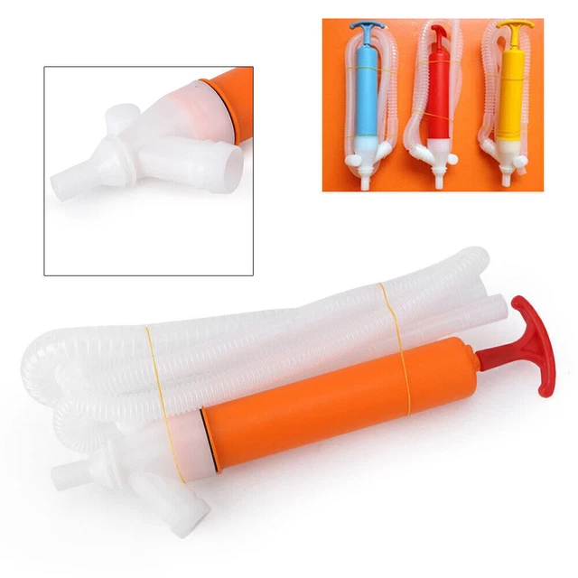 Fuel Oil Diesel Hand Siphon Pump Manual Hand Transfer Petrol Liquid Fluid Pump