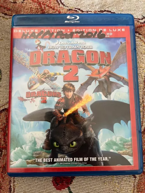 How to Train Your Dragon 2 Dreamworks Blu-ray DVD like new