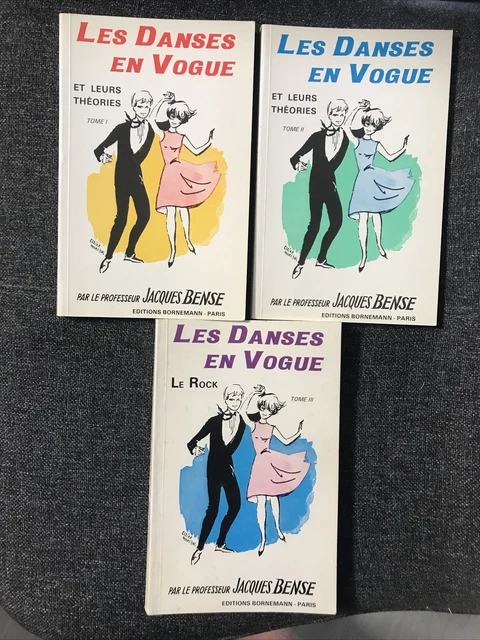 Les danses en vogue et leurs théories, Le Rock, 3 vol, Jacques Bense, Bornemann