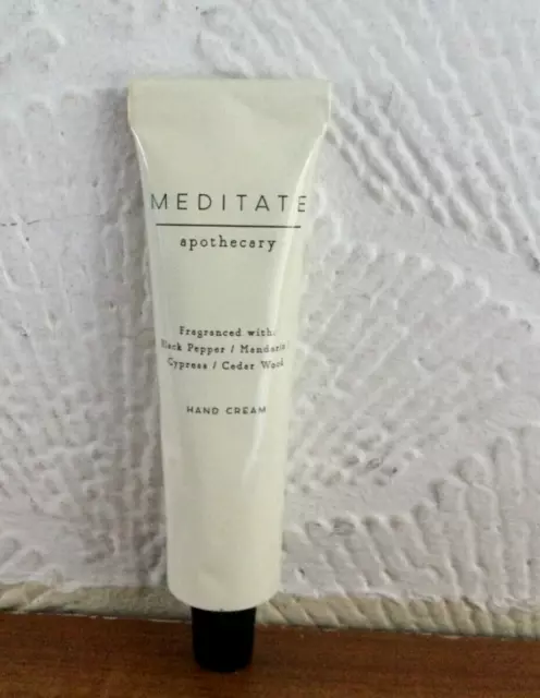 Marks & Spencer Apothecary Meditate Hand Cream 30ml New