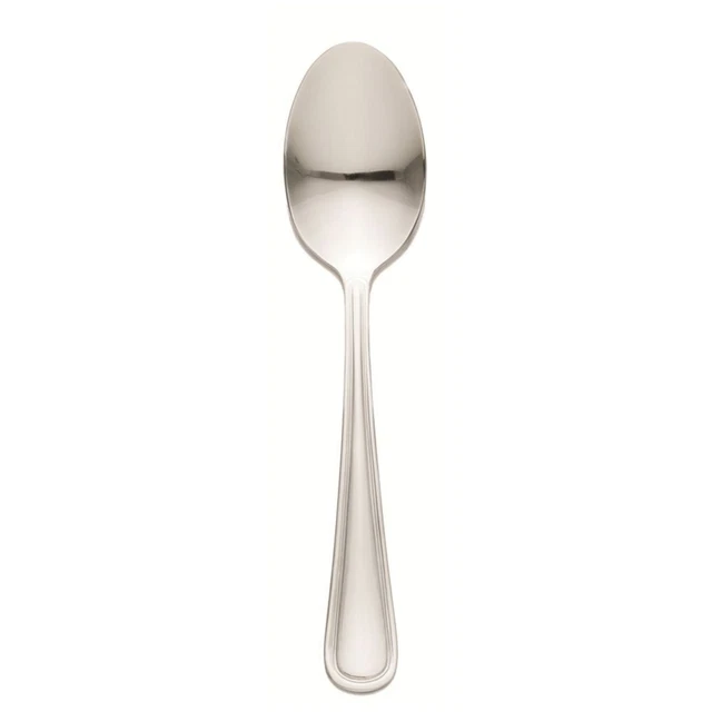 World Tableware 139 002 Med Wt. Classic Rim Dessert Spoon - Dozen