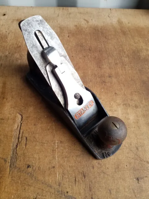 Vintage Stanley Bailey No 4 Smoothing Plane Woodworking Carpenter Joiner.