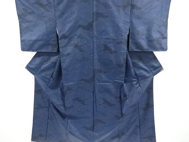 6874135: Japanese Kimono / Vintage Omeshi Kimono / Nishijin-Ori / Woven Cloud