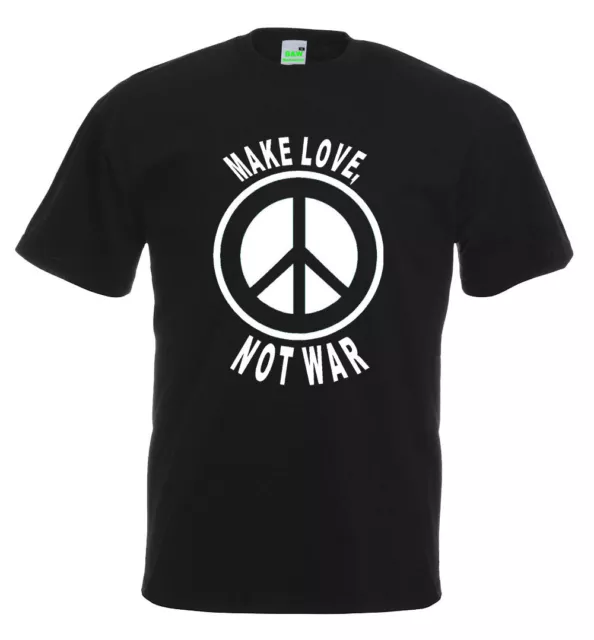 Make Love, Not War T-Shirt | 10-786 | Love Peace Anti-Kriegs-Shirt