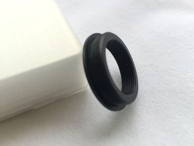 Adapter RMS Thread to 25mm M25 for Nikon Leica Microscope Objective W/ Flange