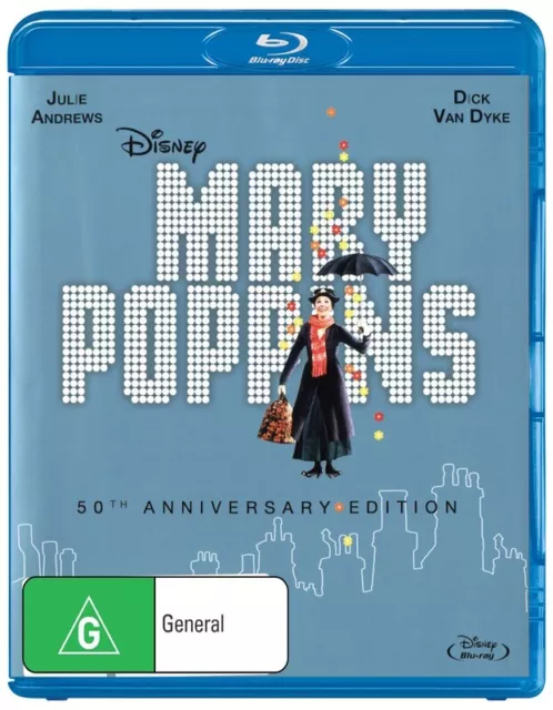 Mary Poppins 50th Anniversary Edition (Blu-ray)  Julie Andrews  & Dick Van Dyke