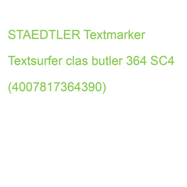 STAEDTLER Textmarker Textsurfer clas butler 364 SC4 (4007817364390)