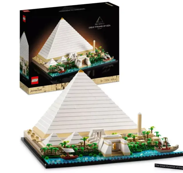 *LEGO ARCHITECTURE: Great Pyramid of Giza (21058) NEW. BOXED AND SEALED