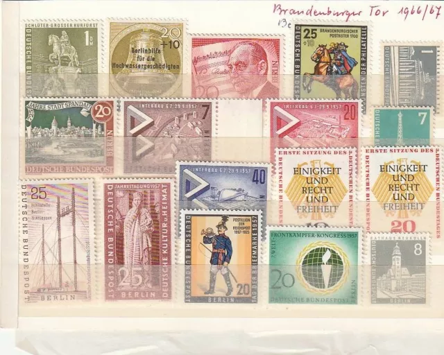 ALLEMAGNE BERLIN lot timbres NEUFS BON ETAT