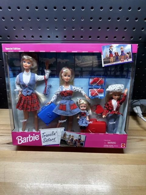 1995 Mattel Barbie Travelin' Sisters Special Edition #14073 NRFB ENGLISH EDITION