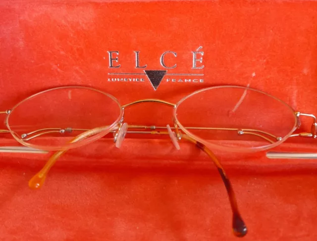 MONTURE de  LUNETTES FEMME  "ELCE" PARIS avec étui.