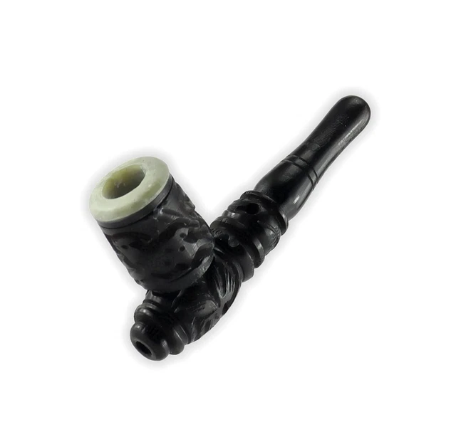 Pipa In Legno E Metallo Con Testa A Vite Aquasensishop - 14 Cm Con Filtro E Scovolino