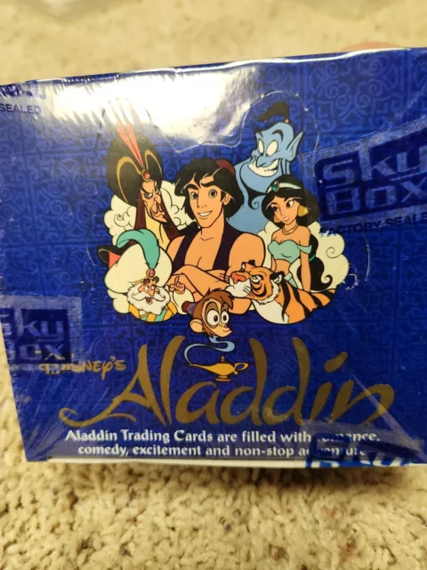 1993 Aladdin Sealed Box   Skybox  Disney  36 packs