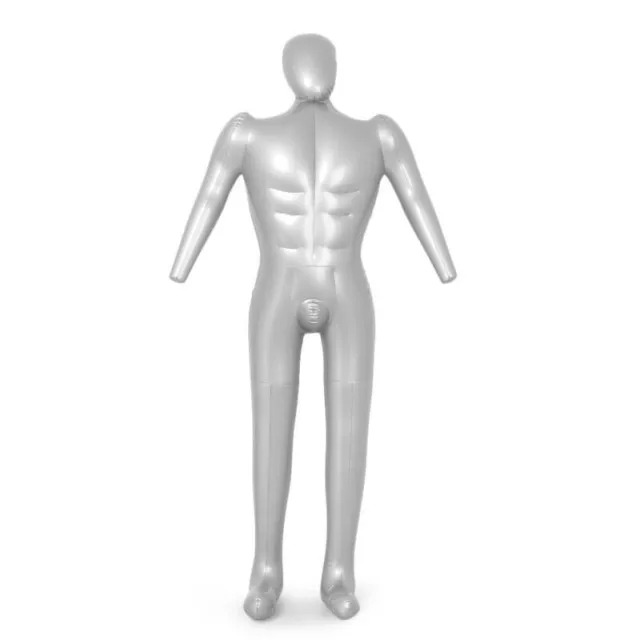 Useful Male dummy model PVC Silver Spare Torso 1028 Accessories Display