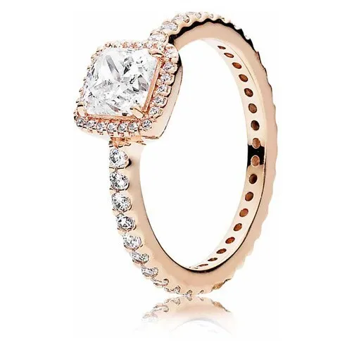 Pandora Rose™ zeitloser eleganter Ring mit klarem Zirkonia - 180947CZ-56