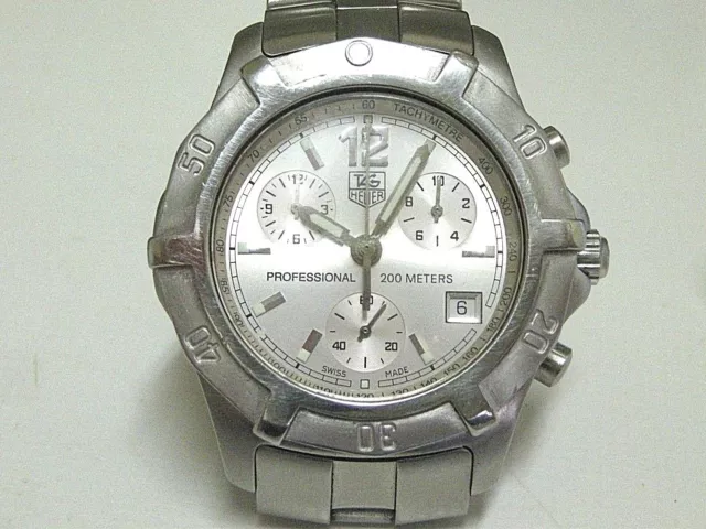 Tag-Heuer 2000 Exclusive Cn1111 Chronograph Watch, Men´s, Wr 200M, Date, Qtz