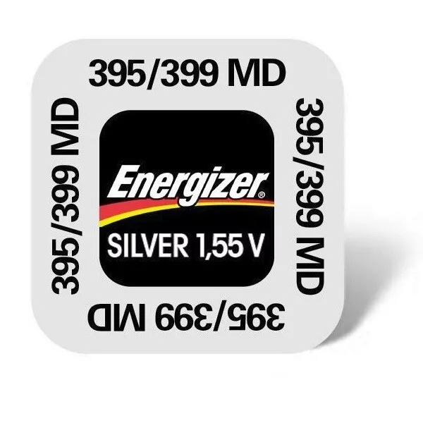 1x ENERGIZER Uhrenbatterie Uhrenknopfzelle 395 - SR927SW - Miniblister