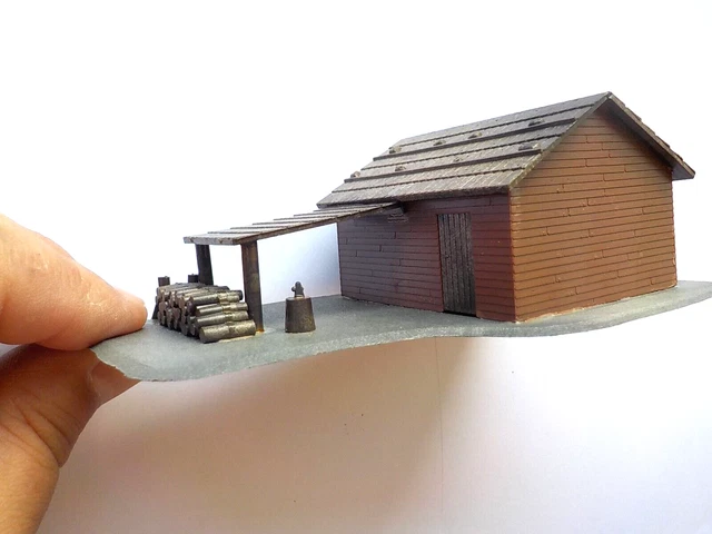 Décor Maquette Faller Kibri - Grange De Montagne Pour Foin - Occasion - Pour Modélisme Ferroviaire