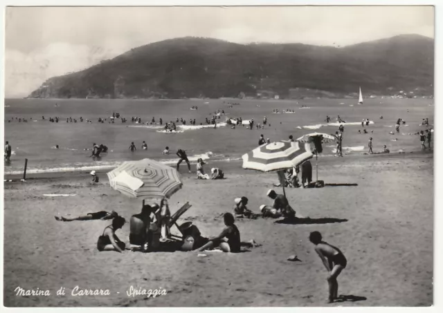 Marina Di Carrara - Massa - Spiaggia - Viagg. 1961 -97907-