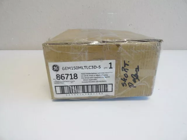 Gem150Mltlc3D-5 General Electric 150W Metal Halide Ballast Brand New