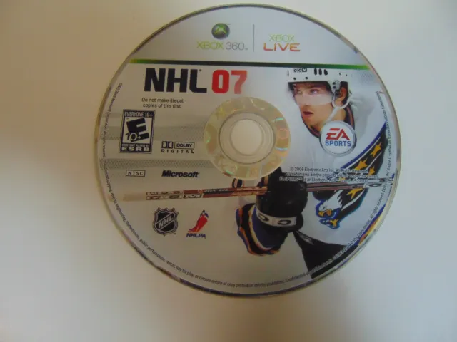 Xbox 360 NHL 07 Video Game