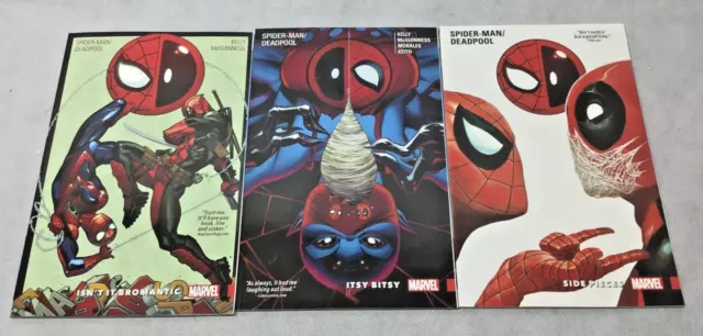 Spider-Man/Deadpool Vol. 1, 2, 3: Isn't It Bromantic, Itsy bitsy, Side pieces