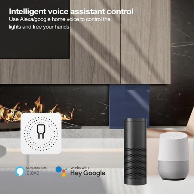 Interruttore luce Smart WiFi controllo mini interruttore di alimentazione smart (1/2/3/4 marcia)