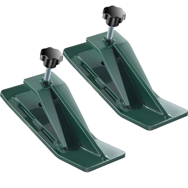 Tractor Bucket Protector 2pcs Ski Edge Protector 12"Long 4" Width,Green