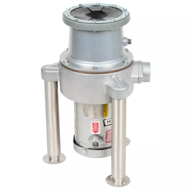 Hobart Commercial Garbage Disposer, Adjustable Flanged Feet - 2 hp, 208-230/460V