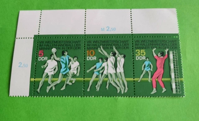DDR 1974: Mi.Nr.1969-72, 1928-30, Pferdesport, Handball WM