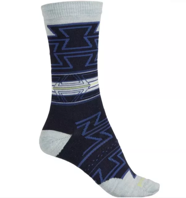 SmartWool Women’s Premium Azteca Crew Socks Casual/Dress Deep Navy M Non Cush g