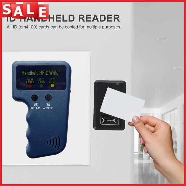 Copiatrice RFID portatile 125 KHz lettore di carte d'identità duplicatore di schede scrittore (5 schede)