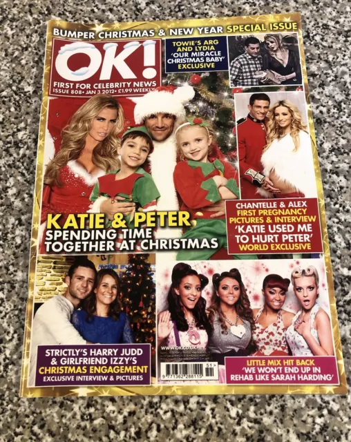 Ok Magazine Issue 808 Jan 3 2012 Christmas & New Year Special Issue See Photos