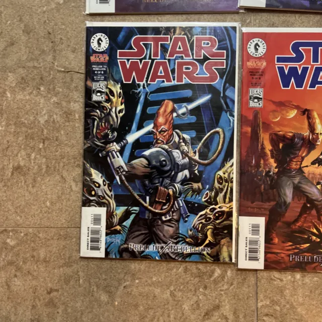 Star Wars Prelude To Rebellion #1-#6 Dark Horse Comics Complete Series Near Mint 5