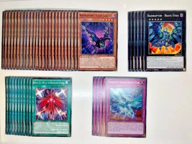 YUGIOH! RAIDRAPTOR DECK Core! With Raidraptor Playmat! $49.99 - PicClick