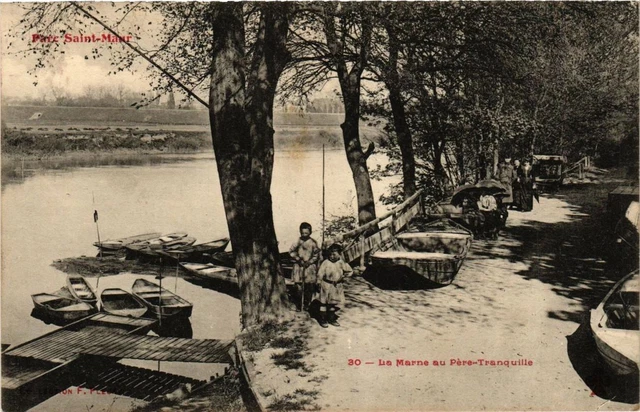CPA AK Parc St-MAUR La Marne au Pere Tranquille (672060)