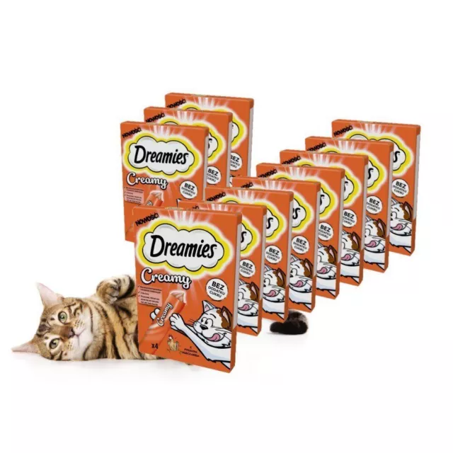 11X40G Golosinas Para Gatos Dreamies Con Pollo