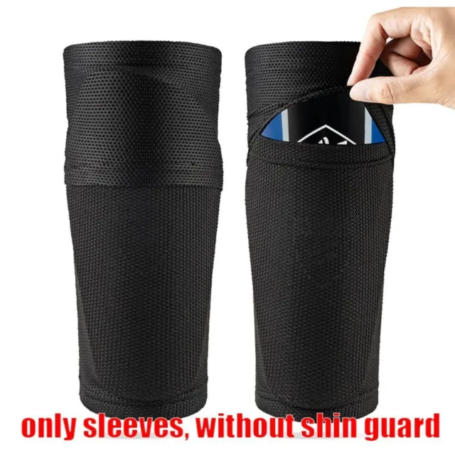 1,2 Pairs Soccer Football Shin Pad Holder Protector Instep Socks Guard Sleeves