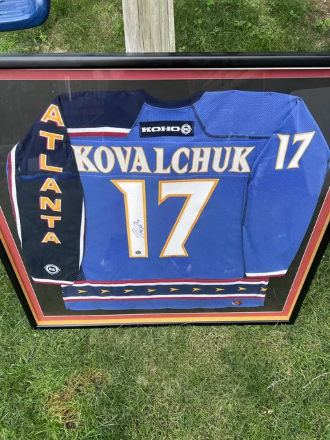2004 Ilya Kovalchuk Atlanta Thrashers CCM NHL Jersey Size Large – Rare VNTG